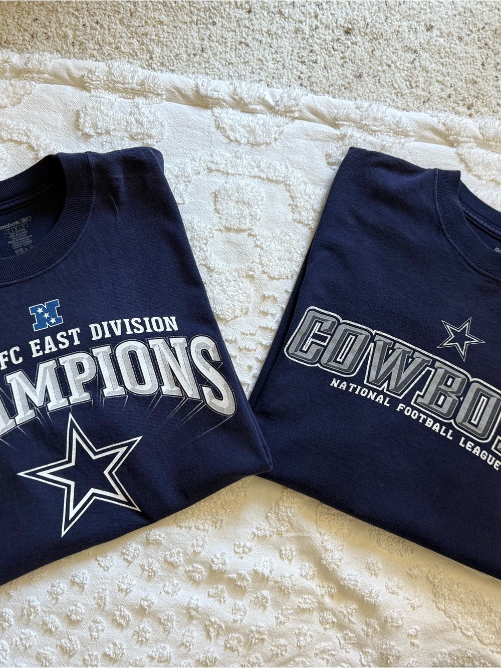 Dallas Cowboys Reebok Navy Blue T-Shirts